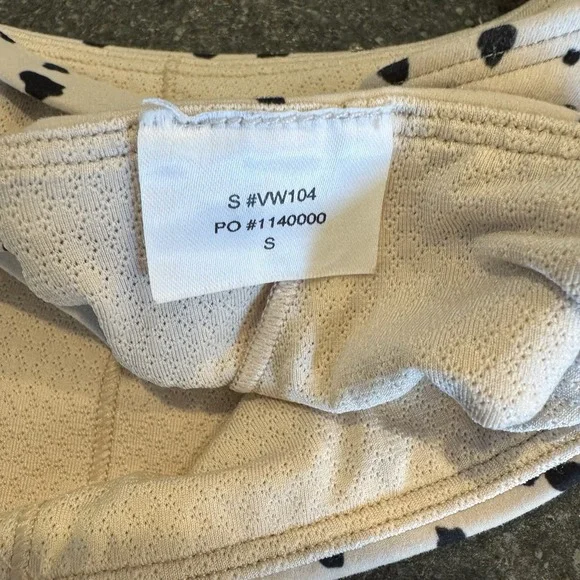 Vuori Yosemite Sports Bra Black White Small - Picture 3 of 3